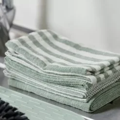 Panos De Cozinha-CASA Laurent Panos De Cozinha Conjunto De 3 Verde