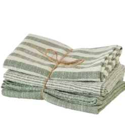 Panos De Cozinha-CASA Laurent Panos De Cozinha Conjunto De 3 Verde