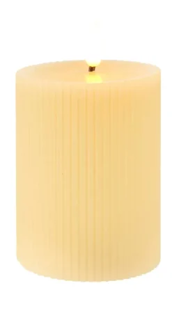 Velas Led-CASA Led Vela Com Led Castanho