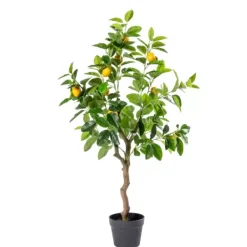Plantas Artificiais-CASA Lemon Limoeiro Verde