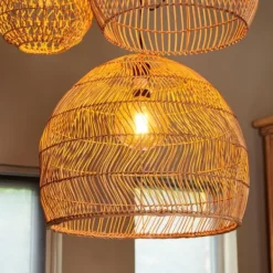 Candeeiros Pendentes-CASA Lewis Abajur Natural