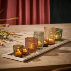 Suportes Para Velas Para Lamparinas-CASA Lindo Conjunto Partylight De 8 Pe As Diversas Cores