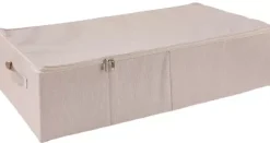 Caixas De Arrumação-CASA Linolux Caixa De Arrumação Fecho De Correr Bege