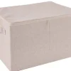 Caixas De Arrumação-CASA Linolux Caixa De Arrumação Fecho De Correr Bege