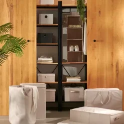 Cestos Para Roupa-CASA Linolux Cesto Para Roupa Suja Bege