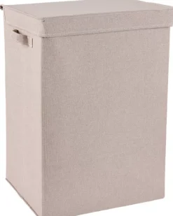 Cestos Para Roupa-CASA Linolux Luxe Cesto Roupa Suja Bege