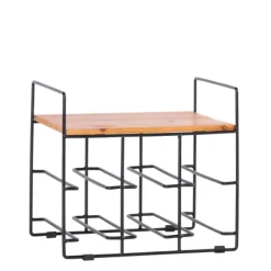 Acessórios De Vinho-CASA Lize Estante Para Vinho Preto