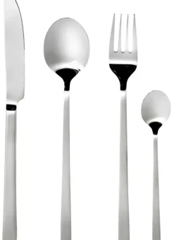 Conjuntos-CASA Lugano Talheres De 16 Pe As Prateado