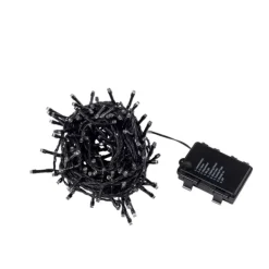 Grinaldas Com Luzes-CASA Luz Grinalda Iluminada Preto