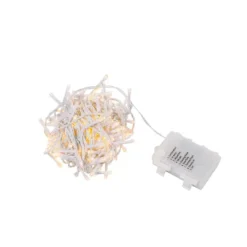 Grinaldas Com Luzes-CASA Luz Grinalda Iluminada Branco