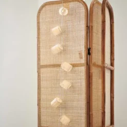 Grinaldas Com Luzes-CASA Lynn Grinalda Iluminada 10 Leds Bege