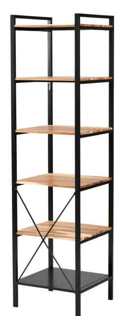 Estantes-CASA Marcel Estante Para Roupa Preto