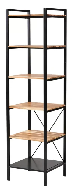 Estantes-CASA Marcel Estante Para Roupa Preto