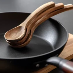 Instrumentos De Cozinha-CASA Marcus Colheres Conjunto De 3 Natural