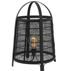 Candeeiros De Mesa-CASA Maya Candeeiro De Mesa Preto