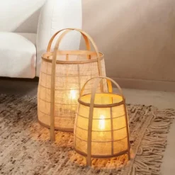 Candeeiros De Mesa-CASA Maya Candeeiro De Mesa Xl Natural