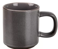 Canecas-CASA Mineral Graphite Caneca Com Orelha Cinzento