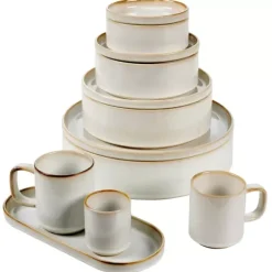 Canecas-CASA Mineral Marble Caneca Com Pega Branco