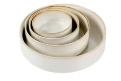 Tigelas-CASA Mineral Marble Tigela Branco