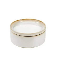 Tigelas-CASA Mineral Marble Tigela Branco