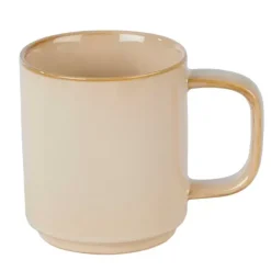 Canecas-CASA Mineral Sand Caneca Com Orelha Bege