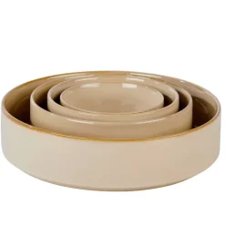 Tigelas-CASA Mineral Sand Tigela Bege