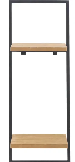 Estantes De Parede-CASA Mix&Match Estante De Parede Preto, Natural
