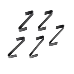 Decora O De Parede-CASA Modular 5 Ganchos S Preto