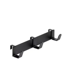 Decora O De Parede-CASA Modular Cabide Com 3 Ganchos Preto