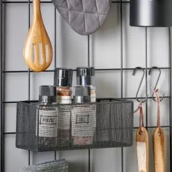 Decora O De Parede-CASA Modular Cesto De Fios Preto