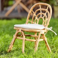 Móveis Para Criancas-CASA Monarc Cadeira Para Crian A Natural