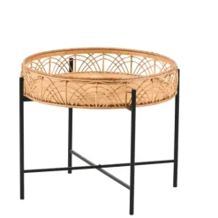 Mesas De Apoio-CASA Monarc Mesa Auxiliar Natural