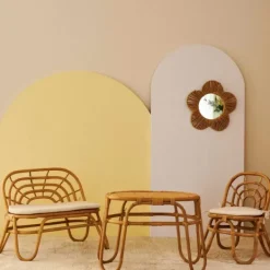 Móveis Para Criancas-CASA Monarc Mesa Para Crian As Natural