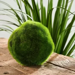 Plantas Artificiais-CASA Moss Bola De Musgo Verde