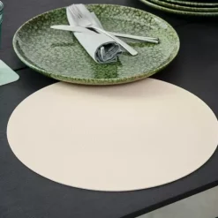 Individuais-CASA Nappa Individual Branco, Menta Multicolor