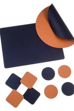 Individuais-CASA Nappa Individual Preto, Castanho Diversas Cores