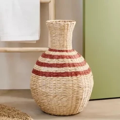 Jarras-CASA Nepal Jarra Castanho, Natural, Vermelho Escuro