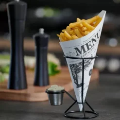 Aperitivo E Tapas-CASA Njam Xl Suporte Com Recipiente Preto, Prateado