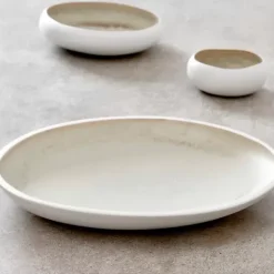 Tigelas-CASA Nordic Prato Branco