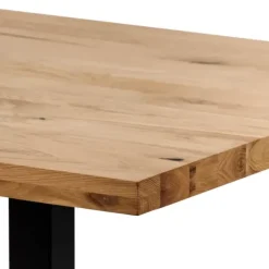 Mesas De Jantar-CASA Oak Mesa De Jantar Natural
