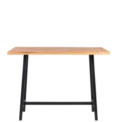 Mesas Altas-CASA Oak Split Mesa De Bar Natural