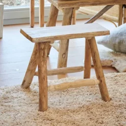 Tamborete-CASA Odilon Banco Natural