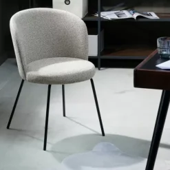 Cadeiras Sala Jantar-CASA Olivier Cadeira Para Sala De Jantar Bege