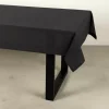 Toalhas De Mesa-CASA Organic Toalha De Mesa Preto