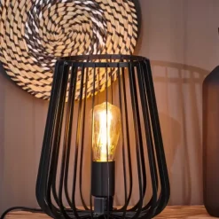 Candeeiros De Mesa-CASA Orion Candeeiro De Mesa Preto