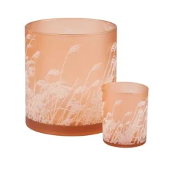 Suportes Para Velas Para Lamparinas-CASA Pampas Partylight Cor-De-Laranja