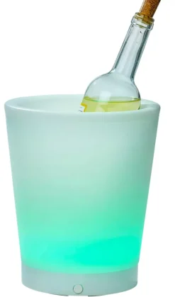 Arrefecedores De Vinho-CASA Party Refrigerador Vinho Com Luz Branco