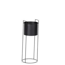 Vasos Em P-CASA Pluto Vaso Preto