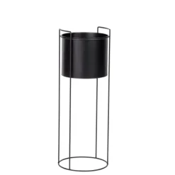 Vasos Em P-CASA Pluto Vaso Preto