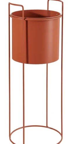 Vasos Em P-CASA Pluto Vaso Terracota Vermelho